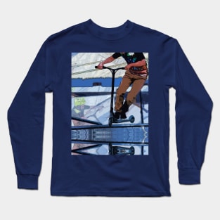 Ready To Fly - Stunt Scooter Rider Long Sleeve T-Shirt